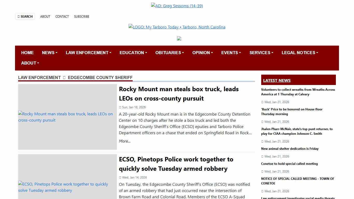 Edgecombe County Sheriff